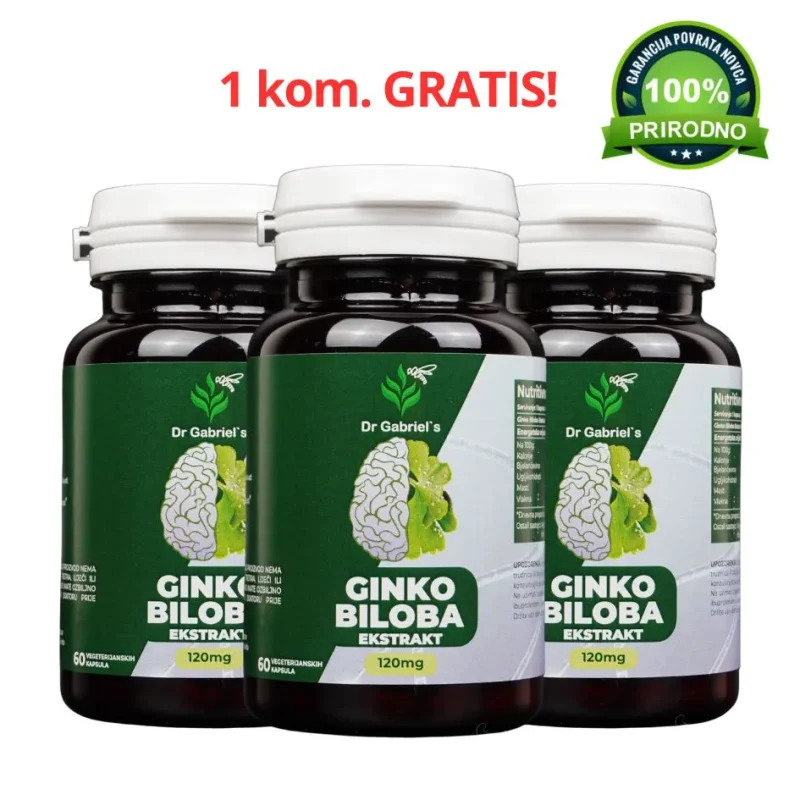SET Ginko Biloba 2+1 GRATIS