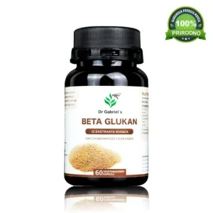 Dr Gabriel's Beta Glukan 60 vegetarijanskih kapsula