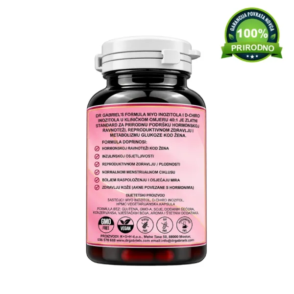 Dr. Gabriel's Myo Inozitol D-Chiro Inozitol 40:1