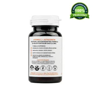 Dr Gabriels Vitamin C sa Astaksantinom - 60 kapsula 800mg - Image 3
