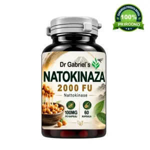 Dr Gabriel's Natokinaza 2000 FU 100 mg 60 kapsula