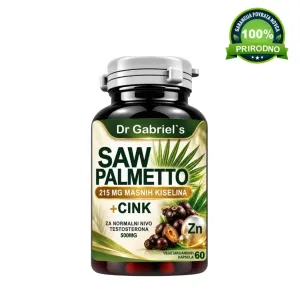 Dr Gabriel's Saw Palmetto kapsule + Cink 60 kapsula